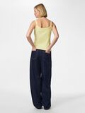 Product image thumbnail - PCMAY RIBBED STRAP TOP, French Vanilla | 2