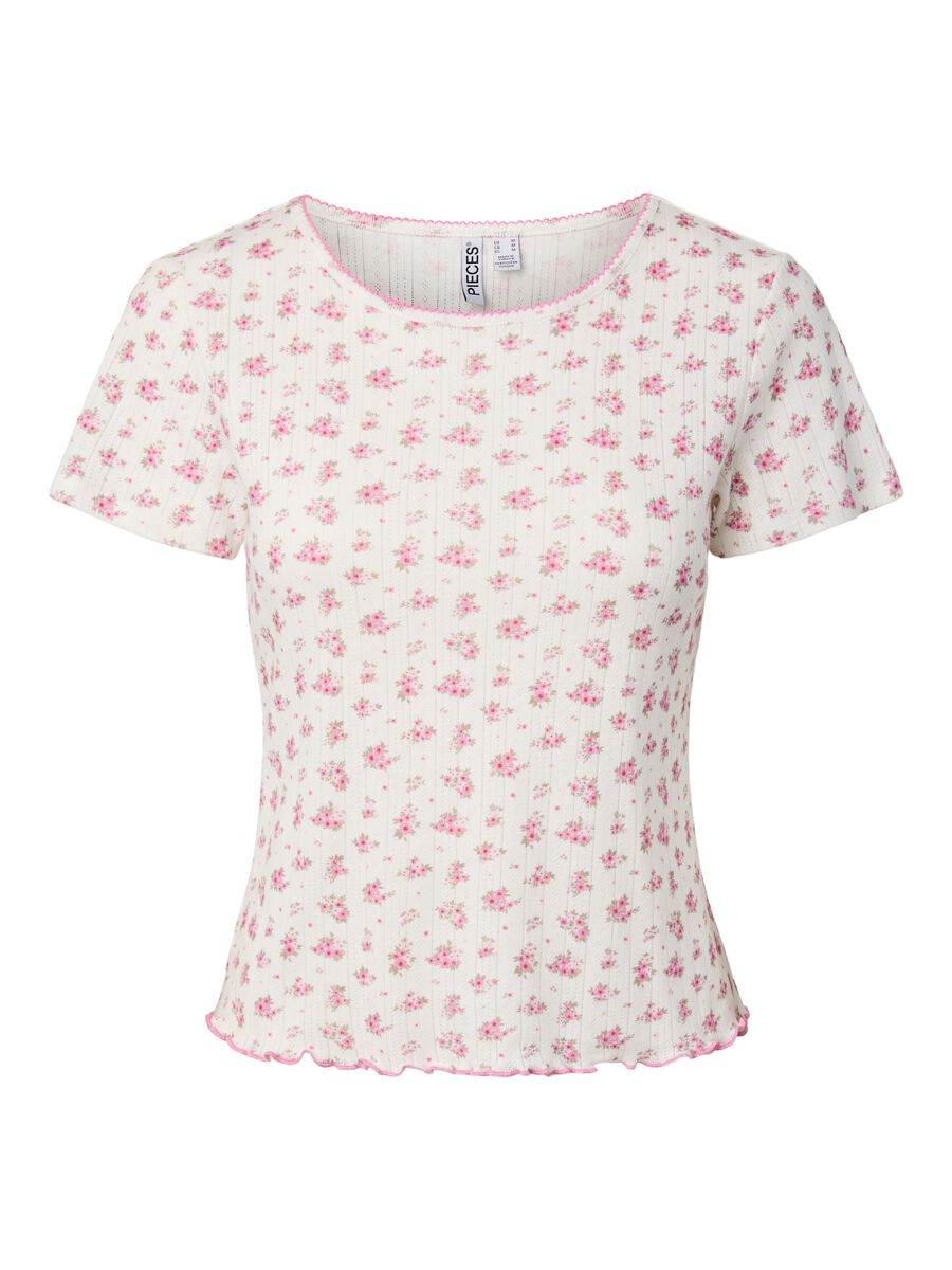 Carousel image - PCMYA POINTELLE T-SHIRT, Birch | 5