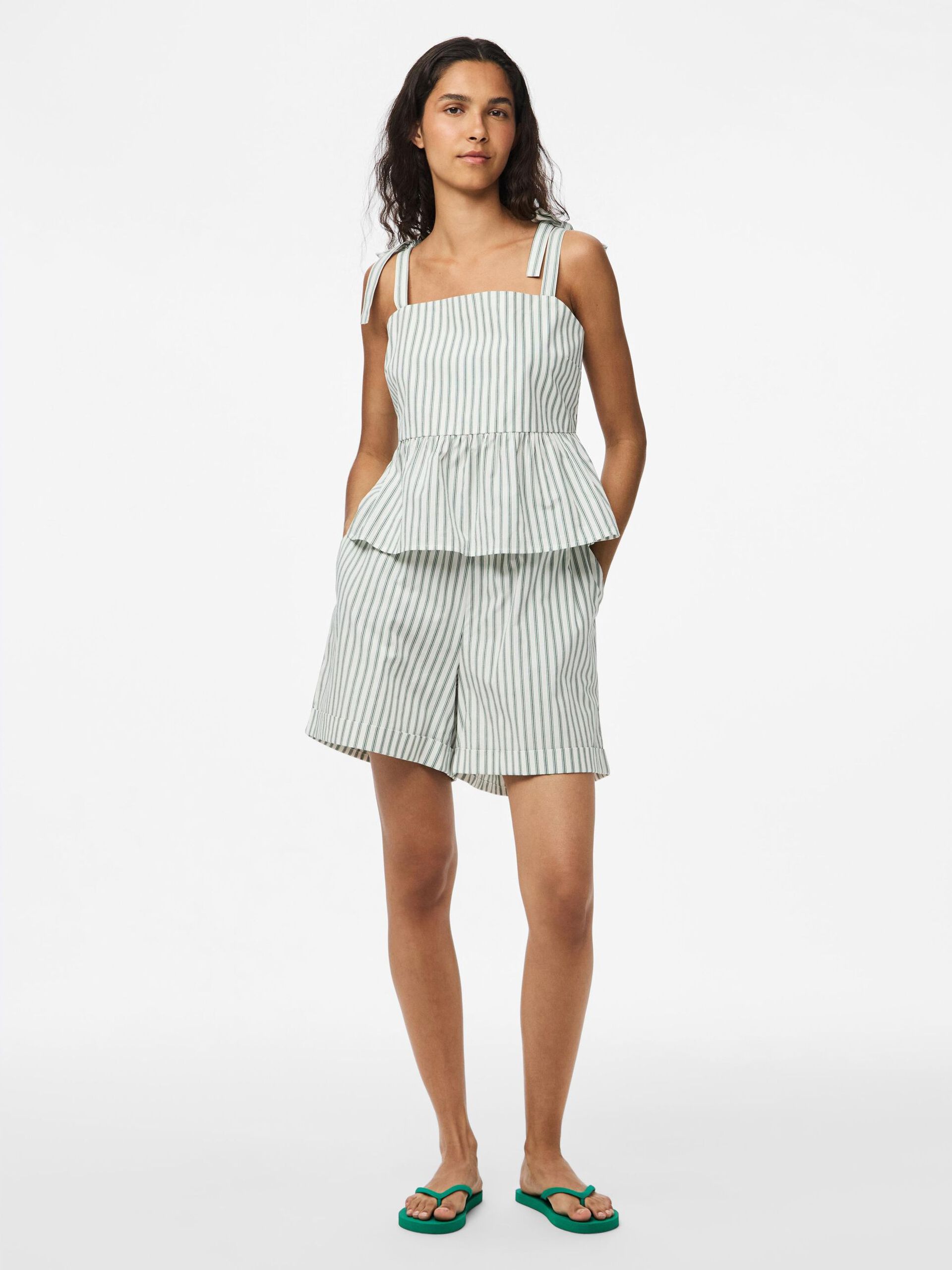 Carousel image - PCTAELYN STRAP TOP, Cloud Dancer | 5