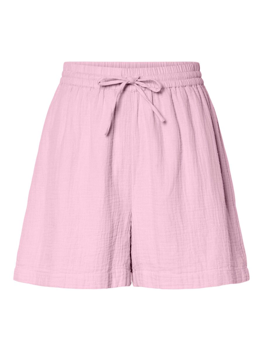 Pieces PCSASTINA HW MUSSELIN SHORTS, Pink-A-Boo, highres - 17156470_PinkABoo_001.jpg