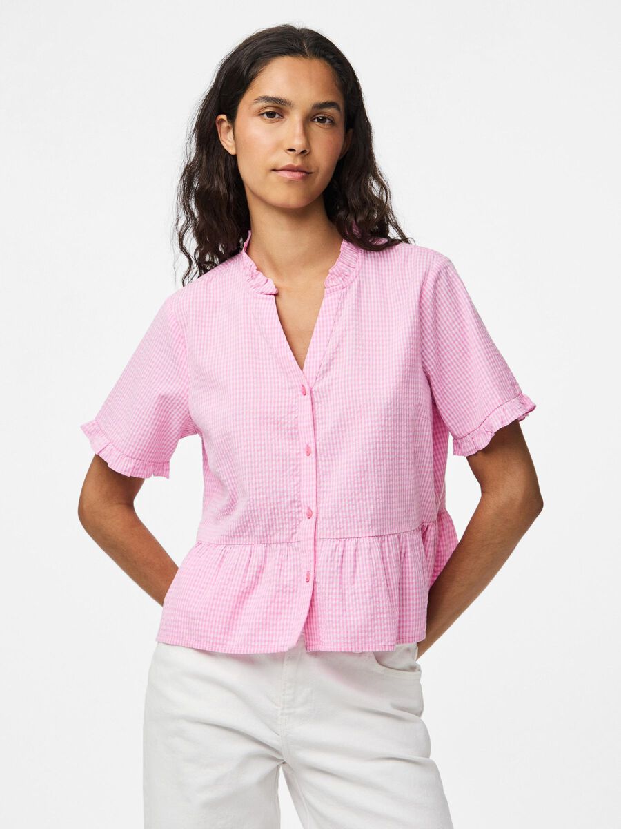 Pieces PCALMA V-NECK TOP, Pink Tulle, highres - 17161206_PinkTulle_1221754_003.jpg