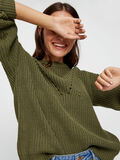 Pieces STITCH-DETAIL SWEATER, Deep Lichen Green, highres - 17100494_DeepLichenGreen_006.jpg