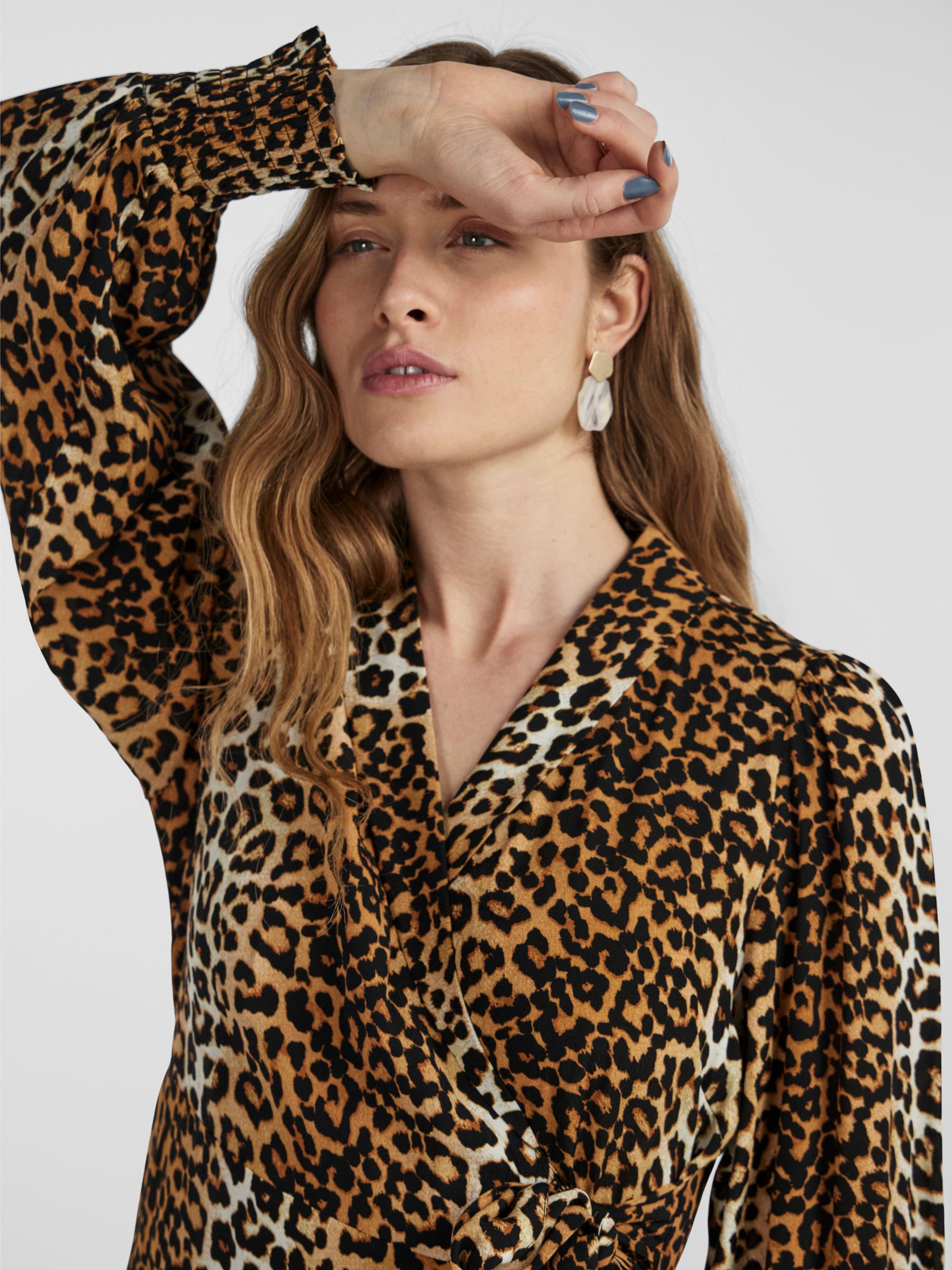 Leopard hotsell blazer dress