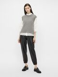 Pieces STRIKKET VEST, Medium Grey Melange, highres - 17112917_MediumGreyMelange_005.jpg