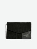 Pieces ENVELOPPE CUIR SAC BANDOULIÈRE, Black, highres - 17092396_Black_001.jpg