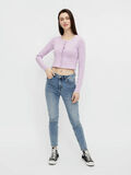 Pieces CROPPED GEBREID VEST, Orchid Bloom, highres - 17116969_OrchidBloom_005.jpg