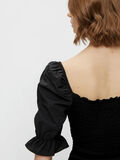 Pieces SMOCKED TOP, Black, highres - 17117112_Black_006.jpg