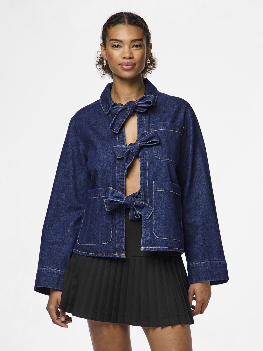 Pieces PCOFELIA DENIM SHIRT, Medium Blue Denim, highres - 17157788_MediumBlueDenim_1184352_003.jpg