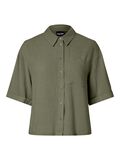 Product image thumbnail - PCVINSTY 2/4 SHIRT, Deep Lichen Green | 1