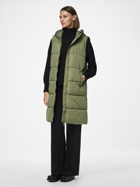 Pieces PCBEE PADDED GILET, Deep Lichen Green, highres - 17117414_DeepLichenGreen_005.jpg