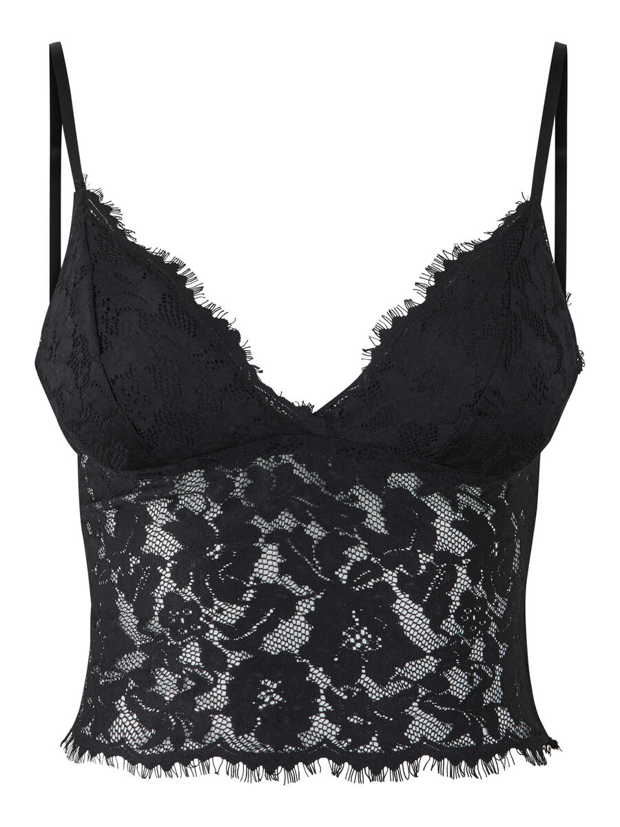 Pieces KANTEN BRALETTE, Black, highres - 17100056_Black_001.jpg