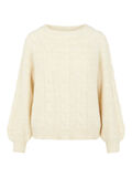 Pieces PCSHELBY KNITTED PULLOVER, Whitecap Gray, highres - 17107274_WhitecapGray_001.jpg