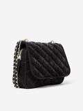 Pieces QUILTED VELVET CROSSBODY BAG, Black, highres - 17092489_Black_004.jpg