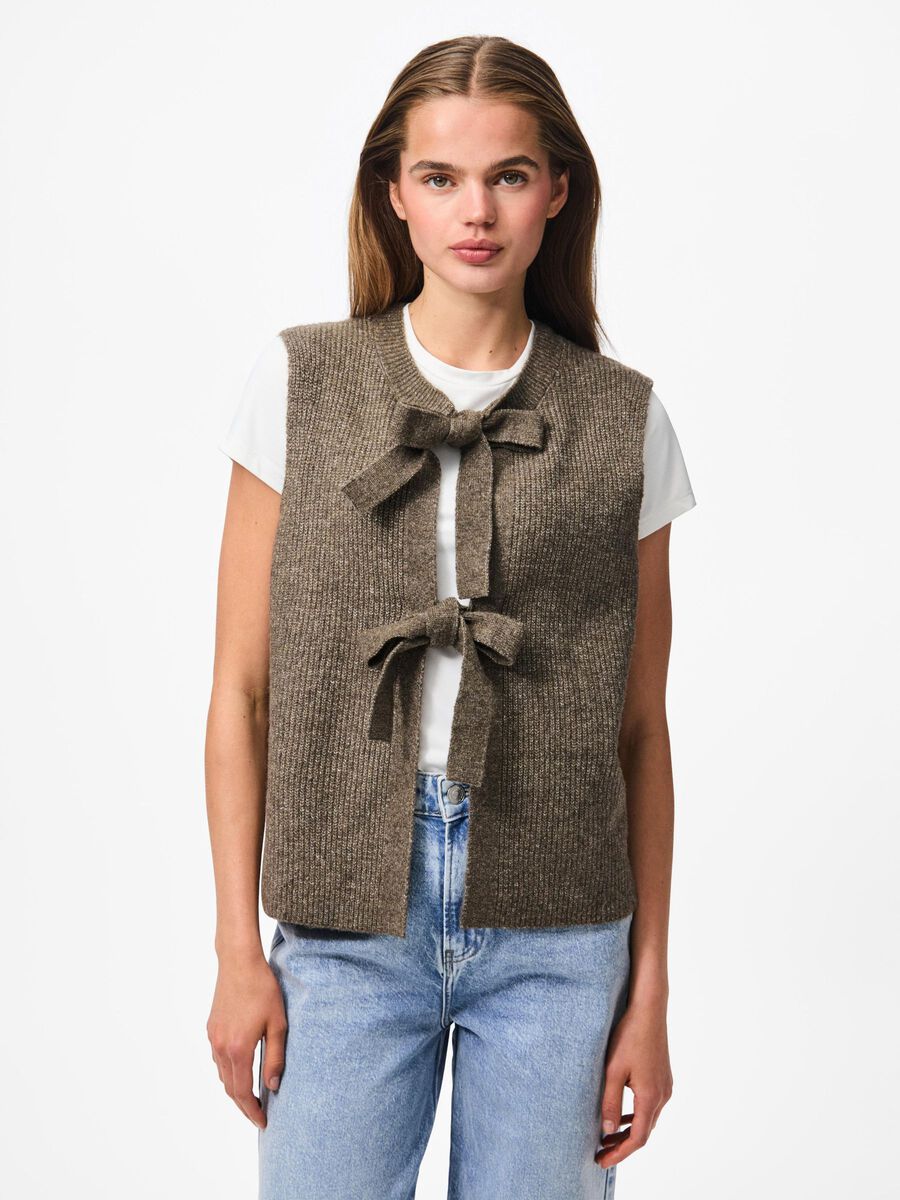 Pieces PCSILLY STRIK VEST, Morel, highres - 17156680_Morel_003.jpg