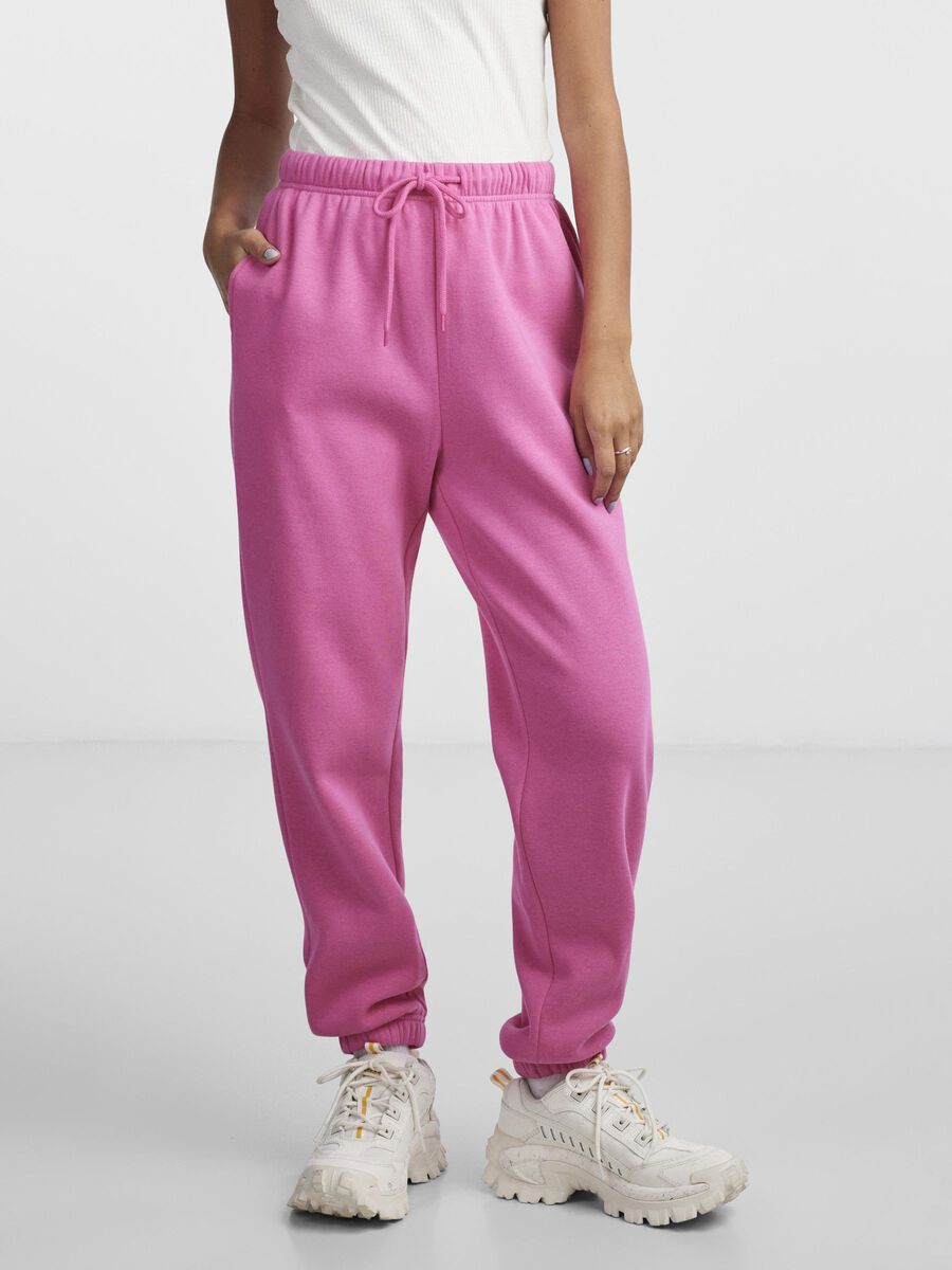 Pieces PCCHILLI SWEATPANTS, Shocking Pink, highres - 17113436_ShockingPink_003.jpg