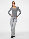 Product image thumbnail - PCKITTE LONG SLEEVED TOP, Black | 3