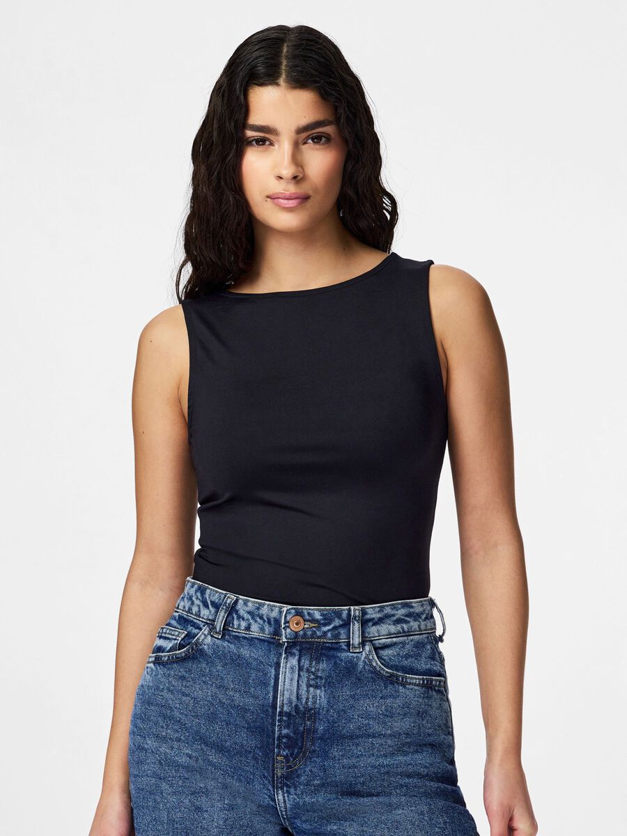 Product carousel image - PCLULA REVERSIBLE TOP, Black | 1