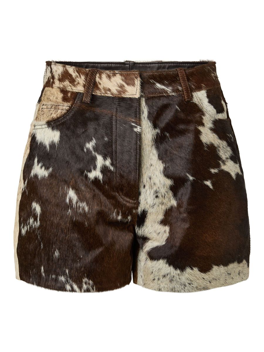 Product carousel image - PCRODEO KUSKINN SHORTS, Black Coffee | 1