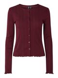 Pieces PCMARIE STRICKJACKE, Tawny Port, highres - 17152189_TawnyPort_001.jpg