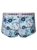 Pieces 4- PACK LOGO LADY BOXERSHORTS, Cool Blue, highres - 17091980_CoolBlue_002.jpg