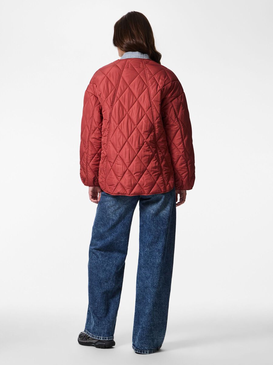 Product carousel image - PCSTELLA QUILTED JACKET, Garnet | 2