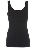 Pieces SOLID-COLOURED SLEEVELESS TOP, Black, highres - 17082528_Black_002.jpg