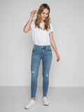 Pieces MID WAIST SKINNY FIT JEAN, Light Blue Denim, highres - 17087095_LightBlueDenim_005.jpg