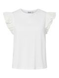 Product image thumbnail - PCPANDRIA BRODERT BLUSE, Bright White | 1