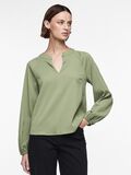 Pieces PCDREW LONG SLEEVED BLOUSE, Hedge Green, highres - 17149733_HedgeGreen_003.jpg