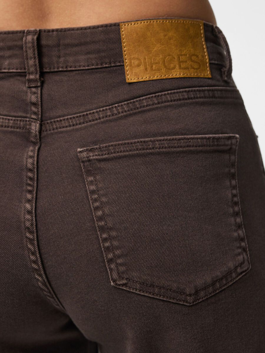 Carousel image 4 PCSILKE MW COLOURED WIDE FIT JEANS, Hot Fudge