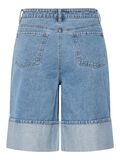Pieces PCMINDY MW LONG DENIM SHORTS, Light Blue Denim, highres - 17161336_LightBlueDenim_002.jpg