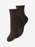 Pieces 2-PACK GLITTER SOCKS, Black, highres - 17102918_Black_001.jpg