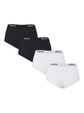 Product image thumbnail 3 PCLOGO LADY 4-PACK BOXERSHORTS, Black
