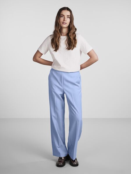 Pieces PCNEVA WIDE-LEG TROUSERS, Hydrangea, highres - 17140764_Hydrangea_005.jpg