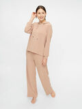 Pieces PCRISE TROUSERS, Warm Taupe, highres - 17108631_WarmTaupe_005.jpg