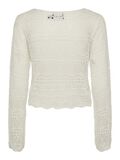 Pieces PCMARTHA LONG SLEEVED TOP, Bright White, highres - 17151727_BrightWhite_002.jpg