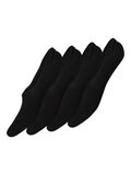 Pieces 4-PACK KOUSENVOETJES, Black, highres - 17095776_Black_001.jpg