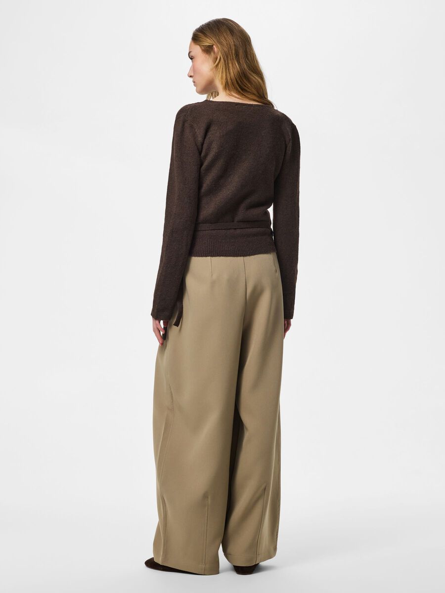 Product carousel image - PCMAJI WICKEL STRICKTEIL, Hot Fudge | 2