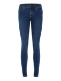 Pieces MID WAIST SHAPE-UP SKINNY FIT JEANS, Medium Blue Denim, highres - 17094537_MediumBlueDenim_001.jpg