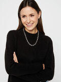 Pieces RUNDHALSAUSSCHNITT STRICKPULLOVER, Black, highres - 17107767_Black_006.jpg
