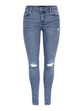 Pieces PCDANA MW SKINNY FIT JEANS, Medium Blue Denim, highres - 17148021_MediumBlueDenim_001.jpg