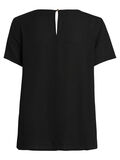 Pieces SHORT SLEEVED BLOUSE, Black, highres - 17092474_Black_002.jpg