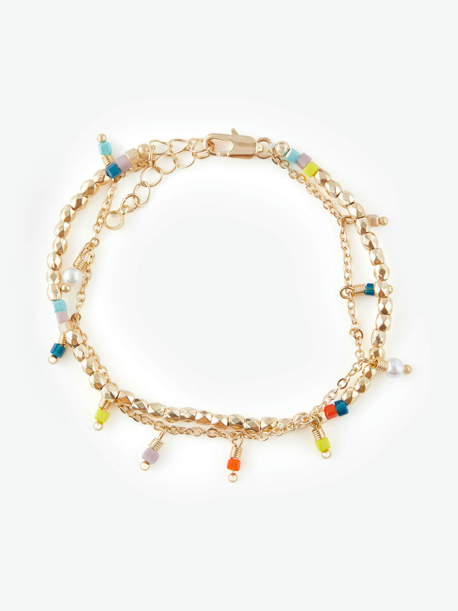 Pieces PERLEDETALJE ARMBÅND, Gold Colour, highres - 17103941_GoldColour_761034_001.jpg