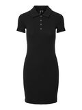 Pieces PCKITTE POLO KORT KJOLE, Black, highres - 17163553_Black_001.jpg
