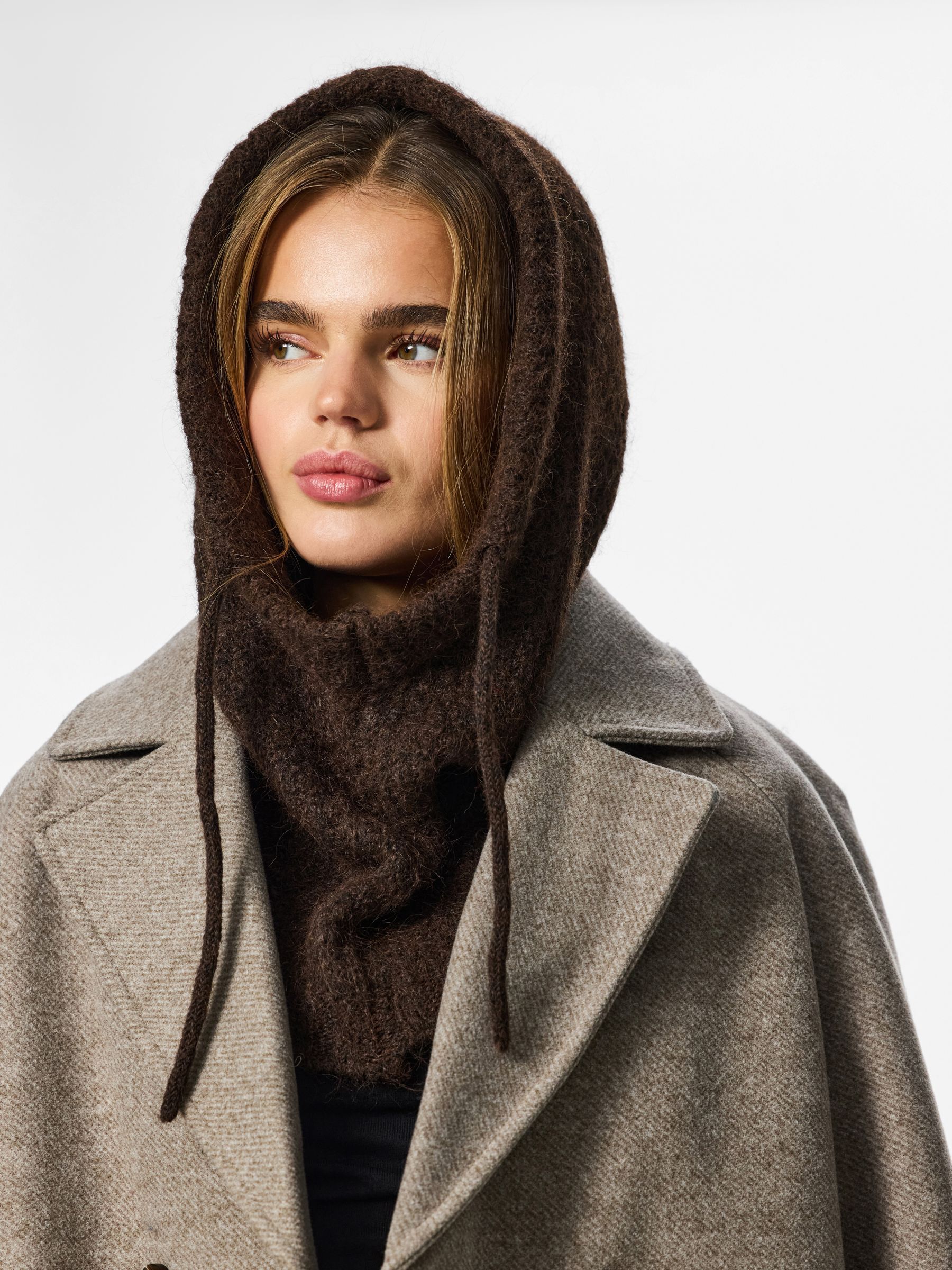 PCNAMBI BALACLAVA | Brown | PIECES® Germany
