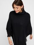 Pieces ROLL NECK PONCHO, Black, highres - 17097259_Black_007.jpg