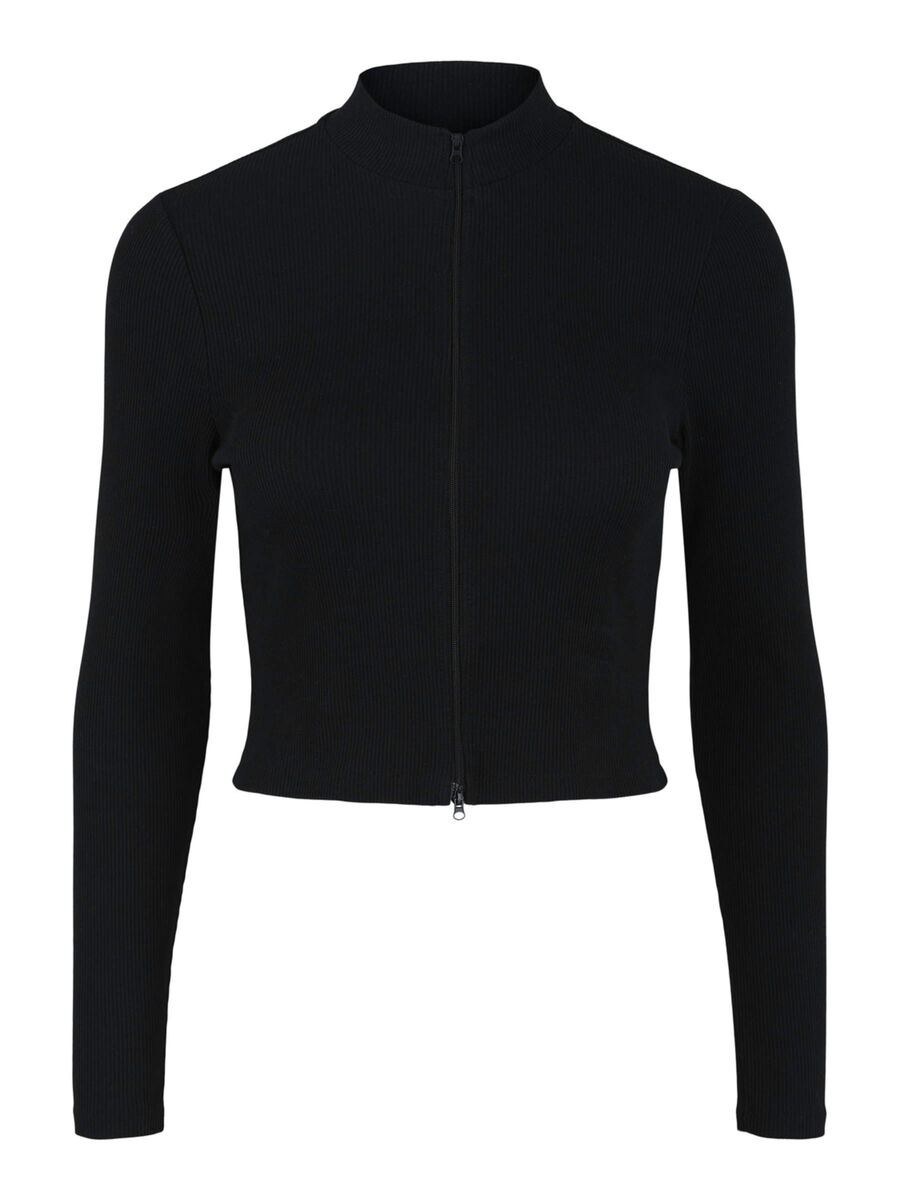 Pieces LPSIRA LONG SLEEVED TOP, Black, highres - 17121944_Black_001.jpg