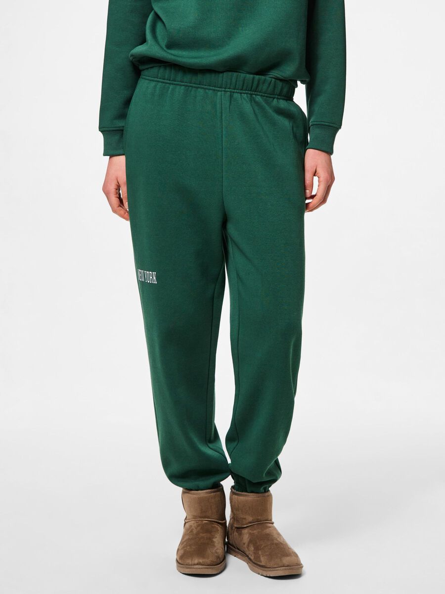 Pieces PCSASIE SWEATPANTS, Hunter Green, highres - 17156650_HunterGreen_1220289_003.jpg