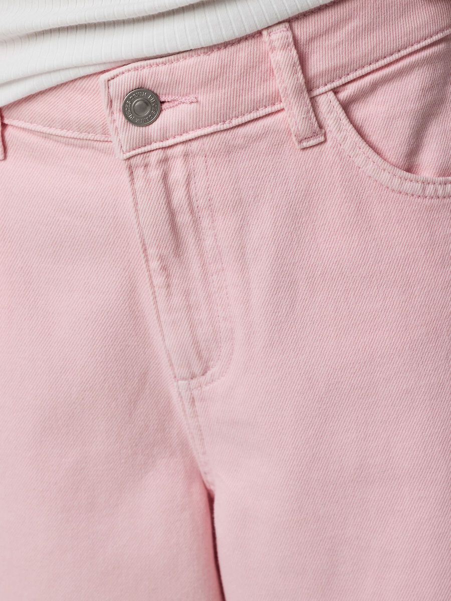 Carousel image - PCSKY MW  DENIM SHORTS, Roseate Spoonbill | 4