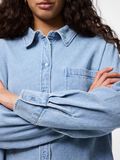 Pieces PCMAISIE DENIM SHIRT, Light Blue Denim, highres - 17150991_LightBlueDenim_006.jpg